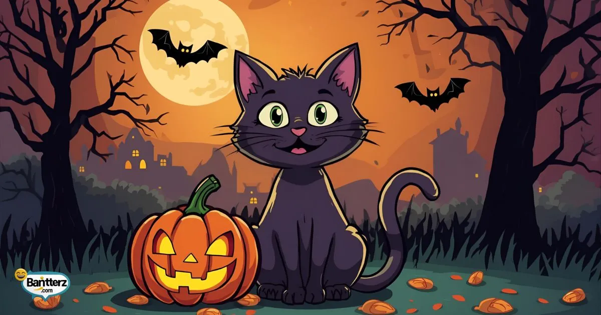 Funny Halloween Cat Puns