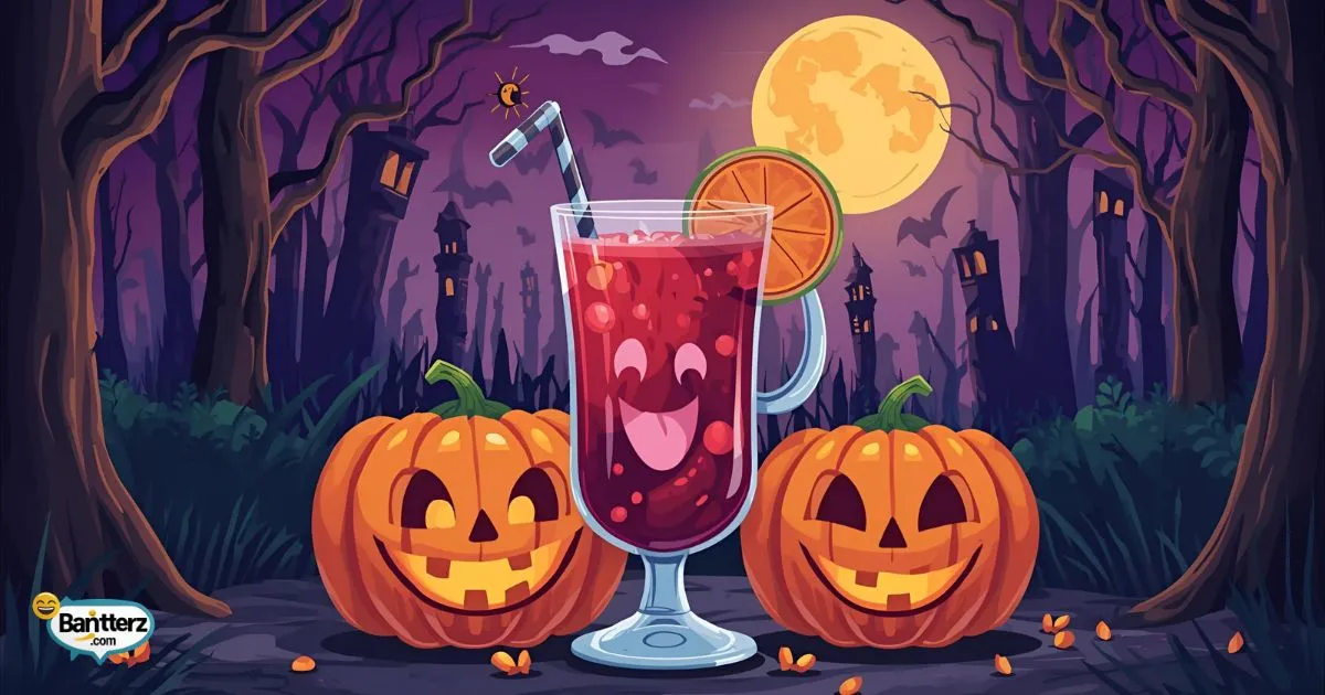 Funny Halloween Drink Puns