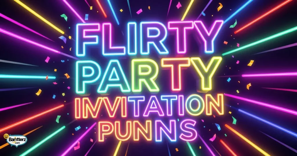 Flirty Party Invitation Puns